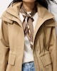 image 1 of F&F Pure Cotton Oversized Hooded Jacket in Neutral