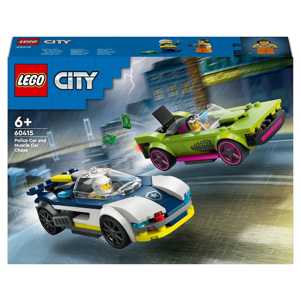 obrázok 1 z LEGO City 60415 Naháňačka policajného auta a športiak