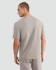 image 3 of The F&F Edit Cotton Rich Textured Twill Short Sleeved T-Shirt in Dark Nude