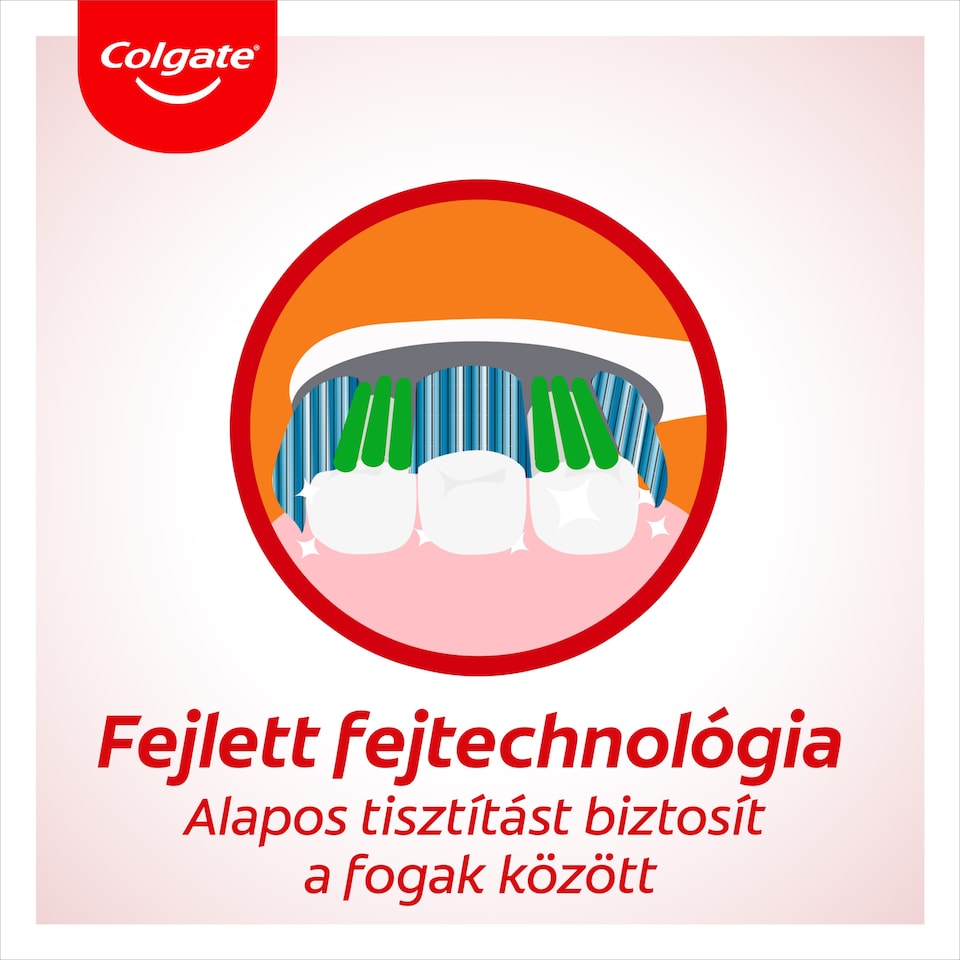 Colgate 360 Max White One Közepes fogkefe 1 db  1. kép