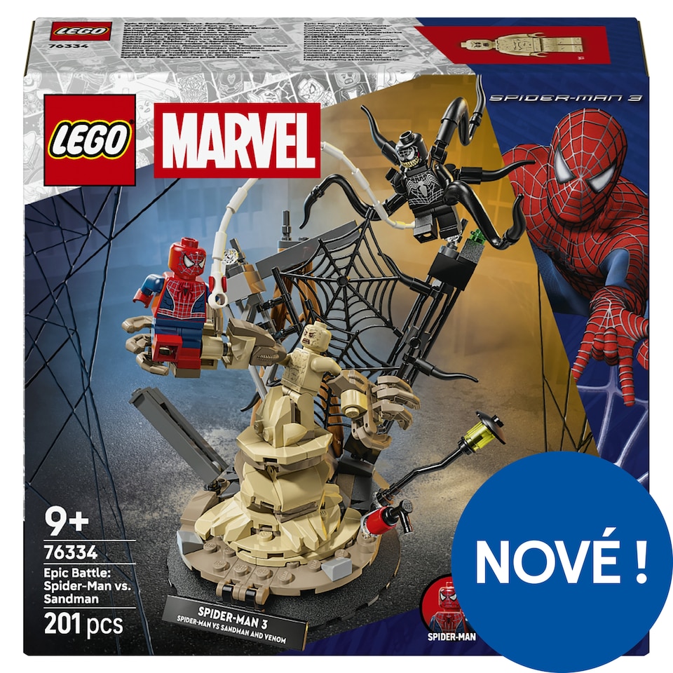 Obrázek 1 pro produkt LEGO Marvel 76334 Epický souboj: Spider-Man vs. Sandman