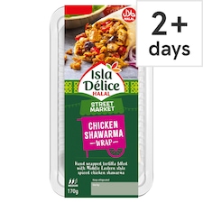 Isla Delice Halal Chicken Shawarma Wrap 170g
