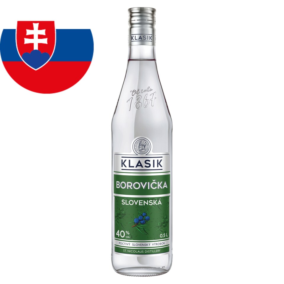 St. Nicolaus Klasik Slovak Juniper Spirit 40% 0.5 L