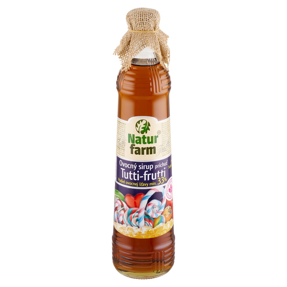 image 1 of Natur Farm Tutti-Frutti Flavor Fruit Syrup 0.7 L