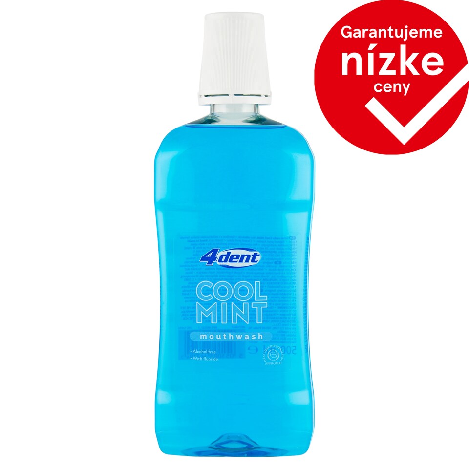 4Dent Cool Mint Mouthwash 500 ml