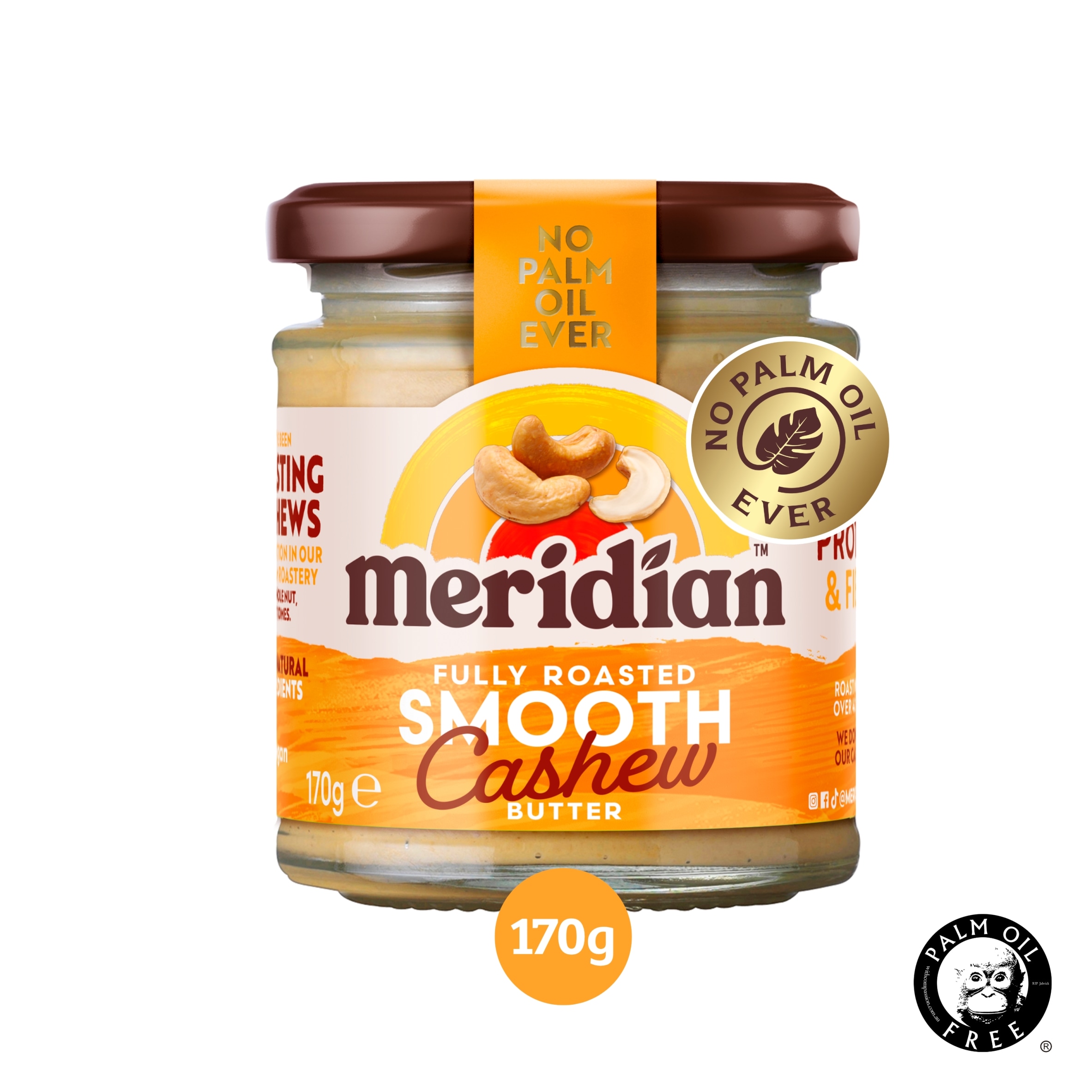 Meridian Smooth Cashew Butter 170g Jar