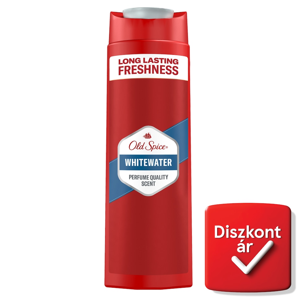 Old Spice Whitewater Férfi 3 az 1-ben Sampon és Tusfürdő, 400 ml