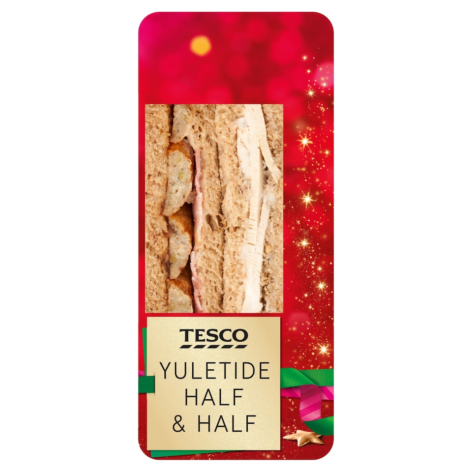 Tesco Yuletide Half & Half Sandwich