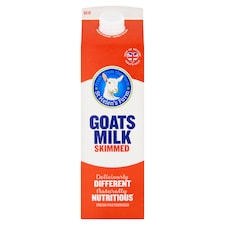 St Helen's Fresh Skimmed Goats Milk 1 Litre