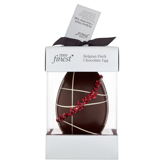 Tesco Finest Dark Choc Egg 165g