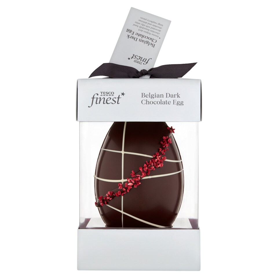 Tesco Finest Dark Chocolate Egg 165G