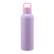 Tesco Lilac with Pink Lid Insulated Loop Water Bottle 750ml