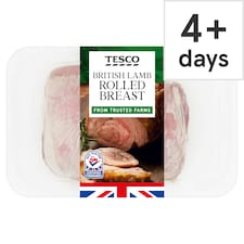 Tesco British Lamb Boneless Rolled Breast Joint