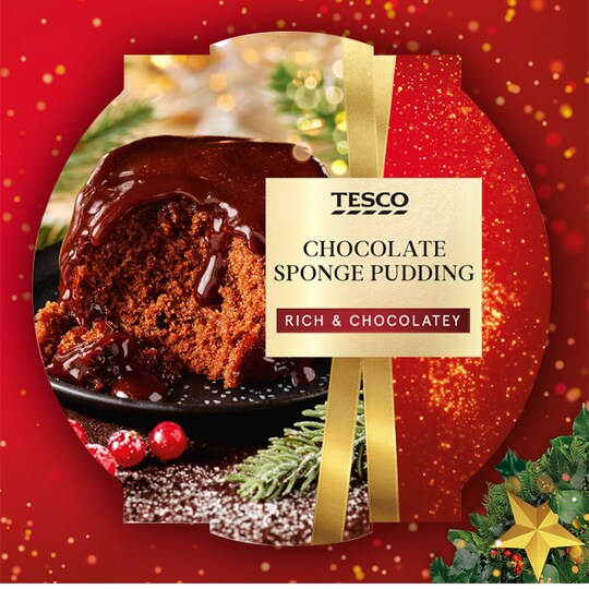 Tesco Chocolate Sponge Pudding 115G Tesco Groceries