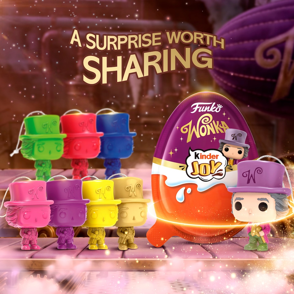image 1 of Kinder Joy Funko Wonka 20g