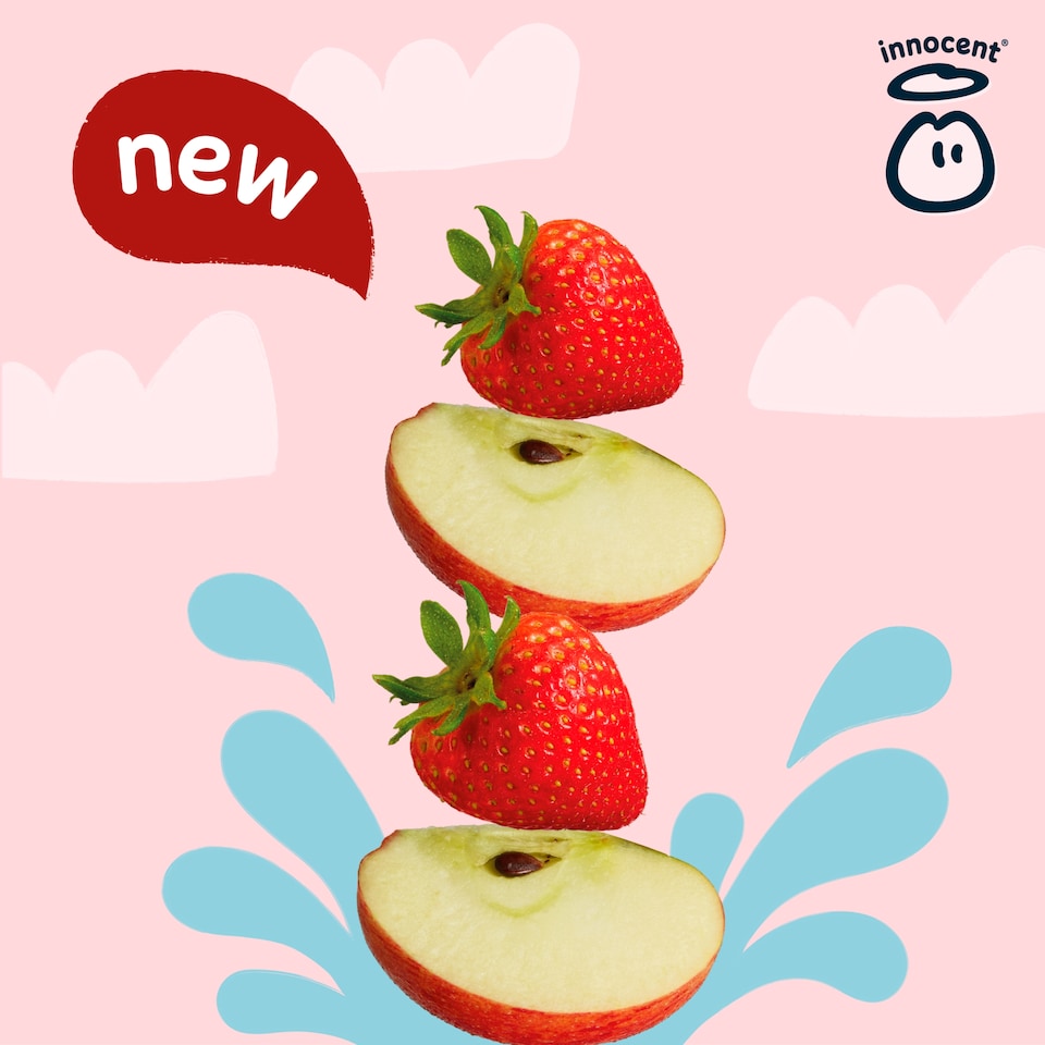 image 1 of innocent Kids Juicy Water Apple and Strawberry 3 x 200ml