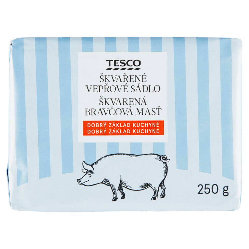 Tesco Škvarená bravčová masť 250 g