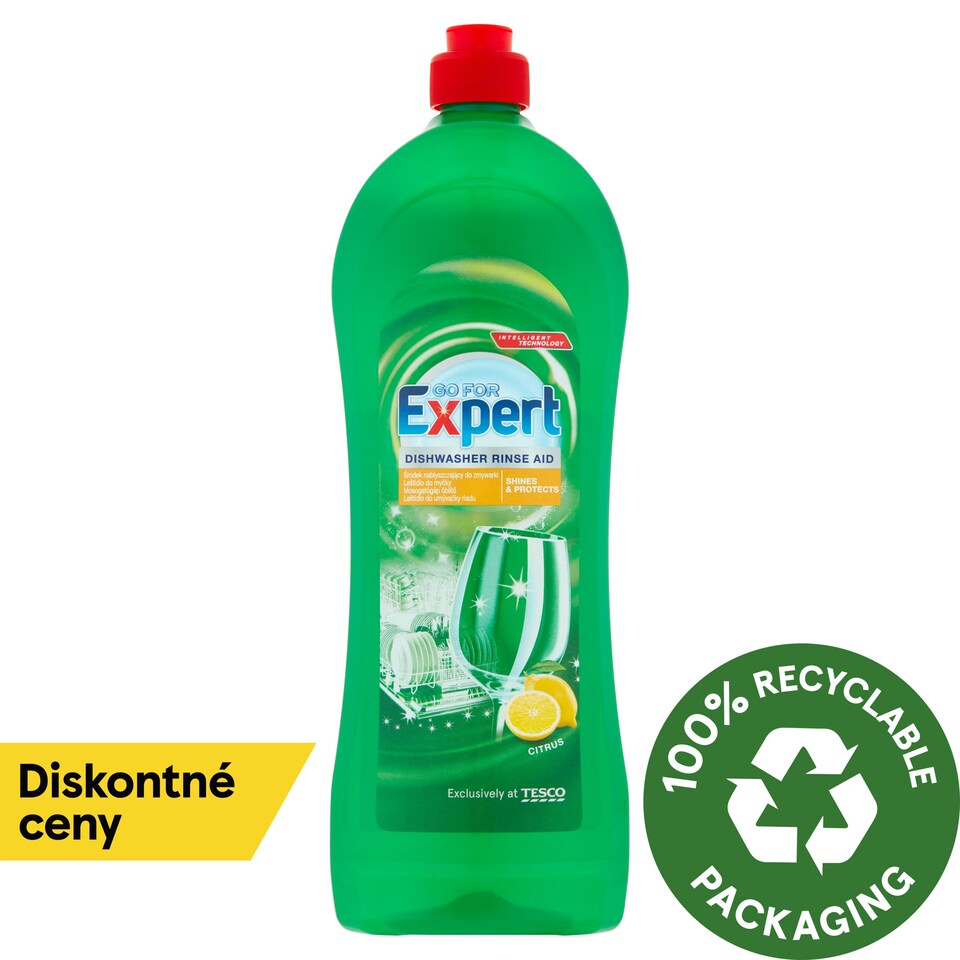 Go for Expert Citrus Dishwasher Rinse Aid 800 ml