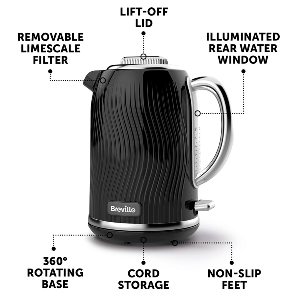 image 1 of Breville Flow Collection Jug Kettle - Black