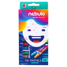 Nebulo Oil Pastel Crayon Set 12 Colours