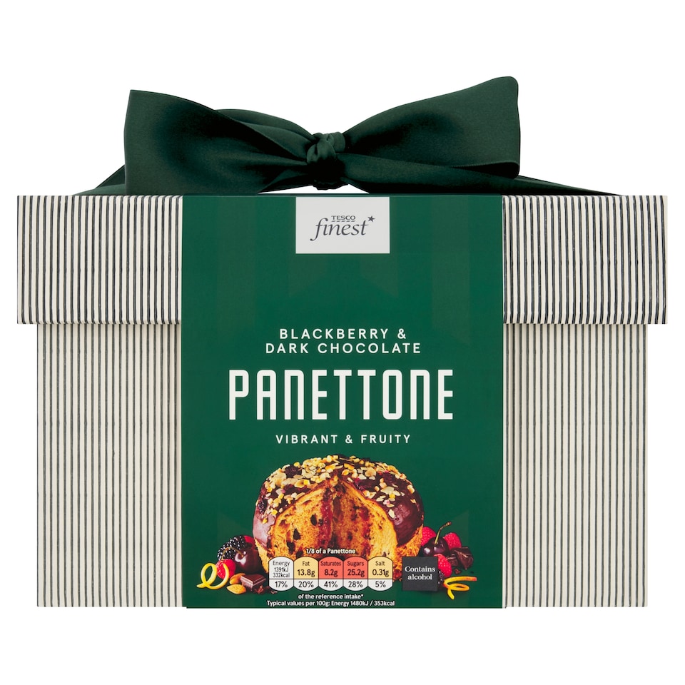 Tesco Finest Blackberry & Dark Chocolate Panettone 750g