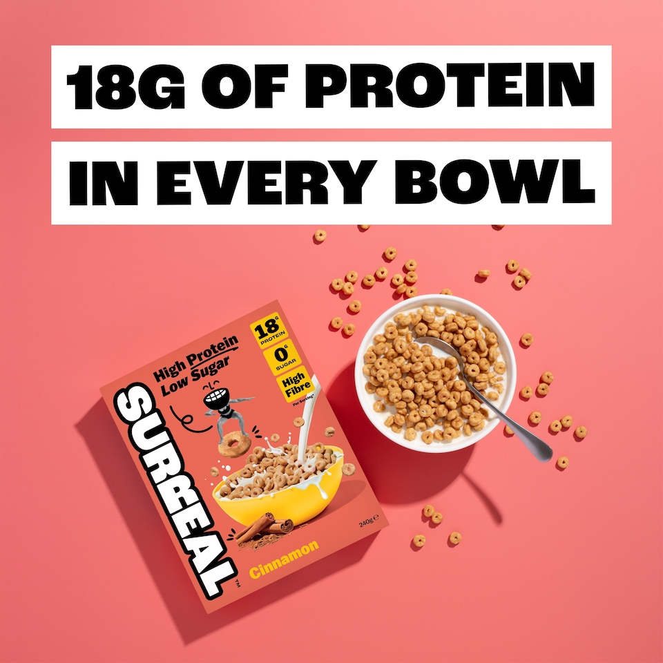image 1 of Surreal Cinnamon High Protein Cereal 240g