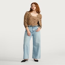F&F 2 in 1 Leopard Print Vest and Cardigan in Multi Brown