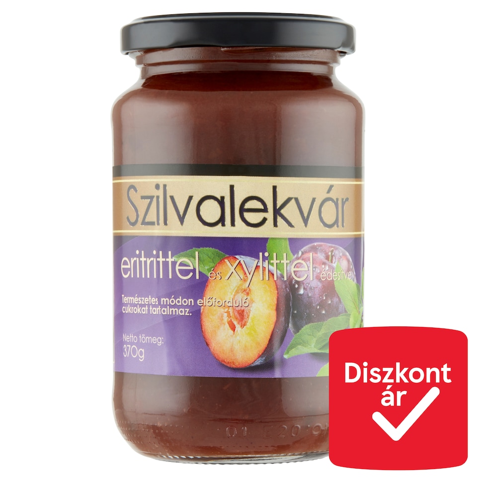 Szilvalekvár eritrittel és xylittel édesítve 370 g  1. kép