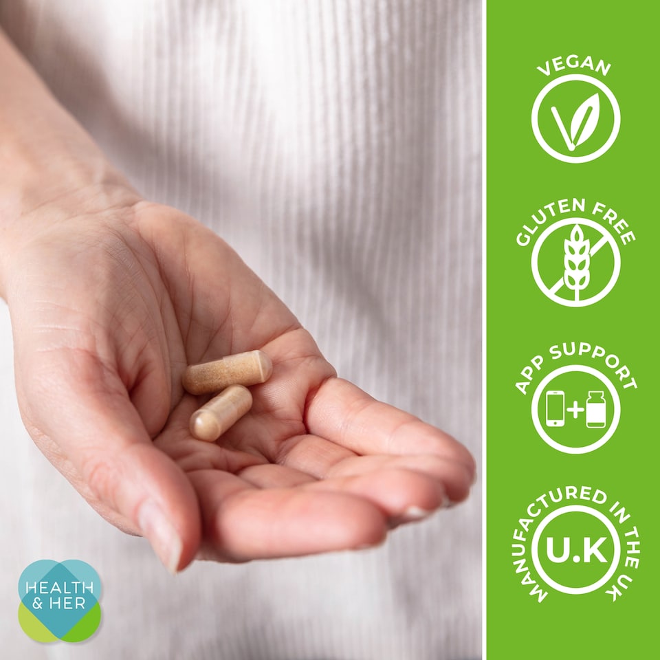 image 1 of Health & Her Menopause Supplement 60 Capsules