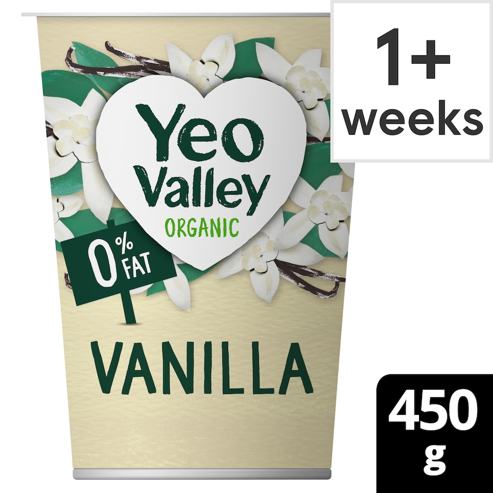 image 1 of Yeo Valley 0% Fat Vanilla Yogurt 450G