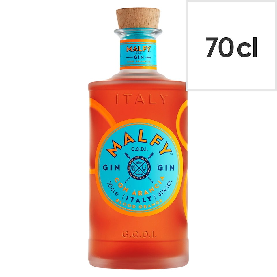 image 1 of Malfy Blood Orange Flavoured Gin Spirit Drink 70cl