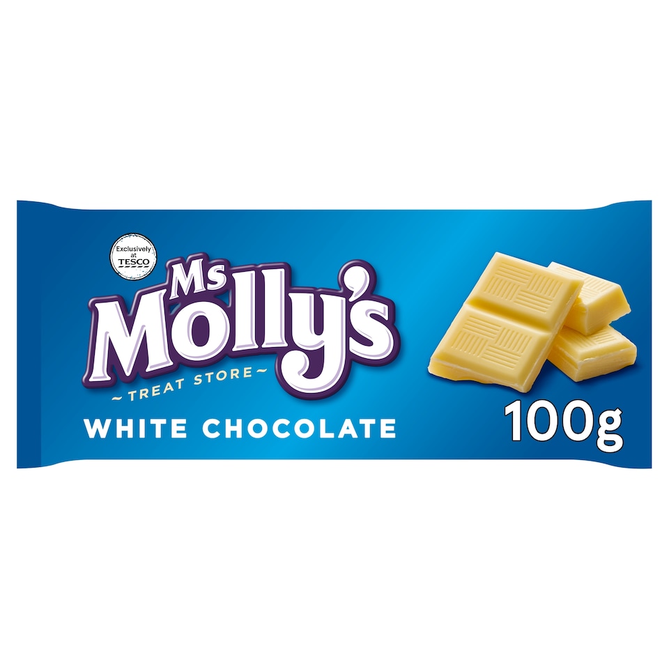 Ms Molly's White Chocolate Bar 100G