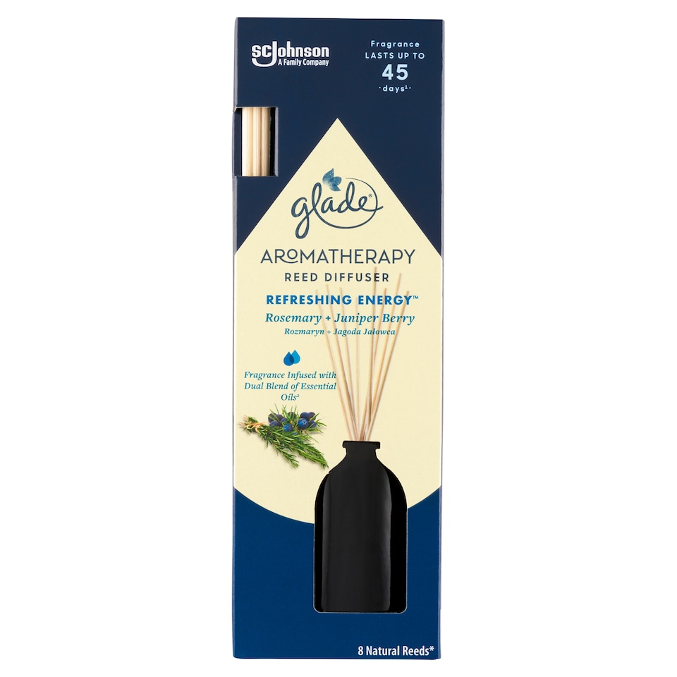 obrázok 1 z Glade Aromatherapy Refreshing Energy osviežovač vzduchu vonné tyčinky 80 ml