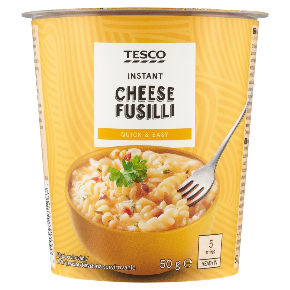 Tesco Instantné cestoviny v syrovej omáčke 50 g