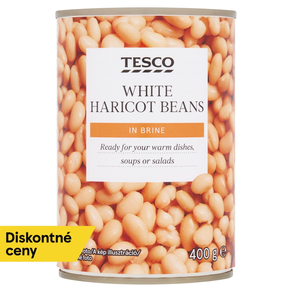 Tesco Biela fazuľa v slanom náleve 400 g