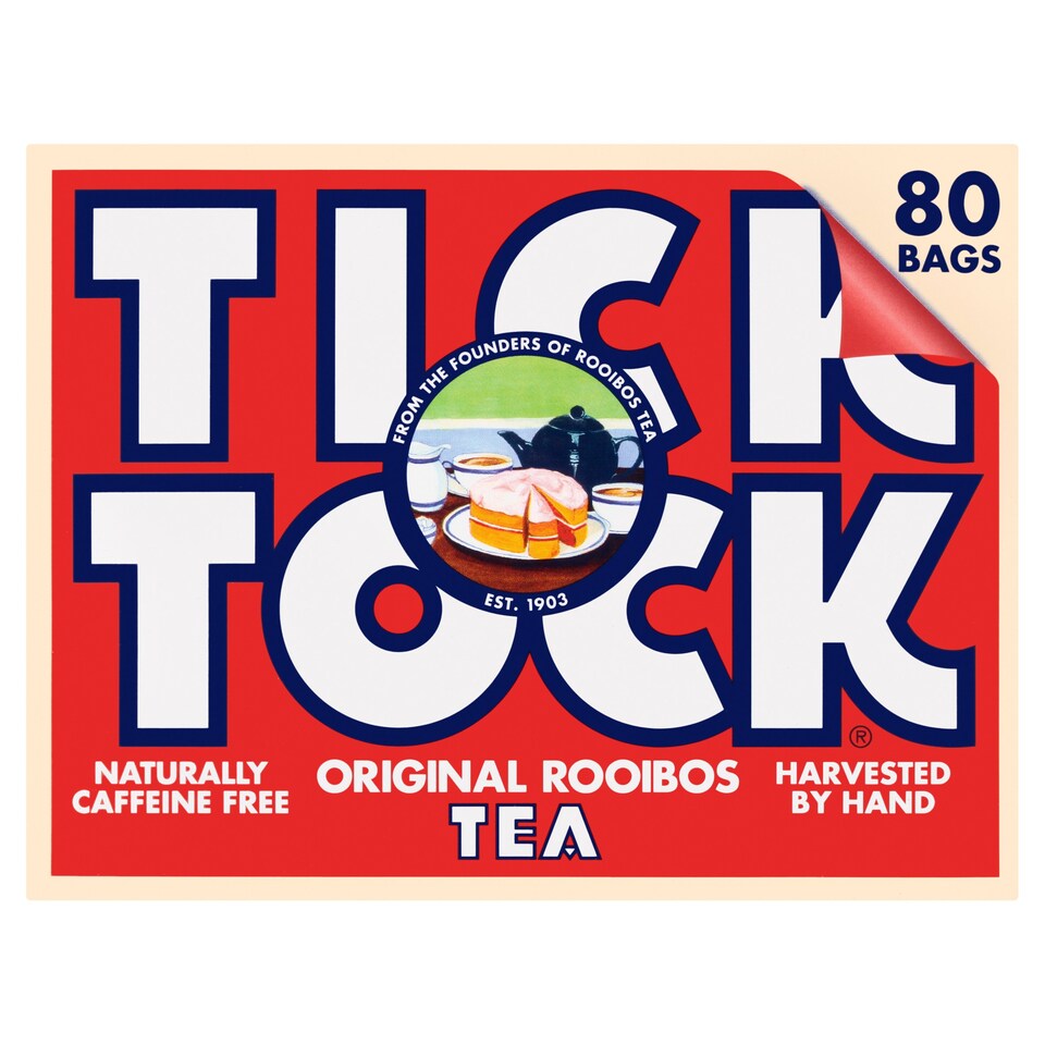 Tick Tock Original Rooibos Tea 80 Pack 200g
