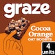 image 1 of Graze Cocoa Orange Oat Boosts Flapjack Snack 4x30G