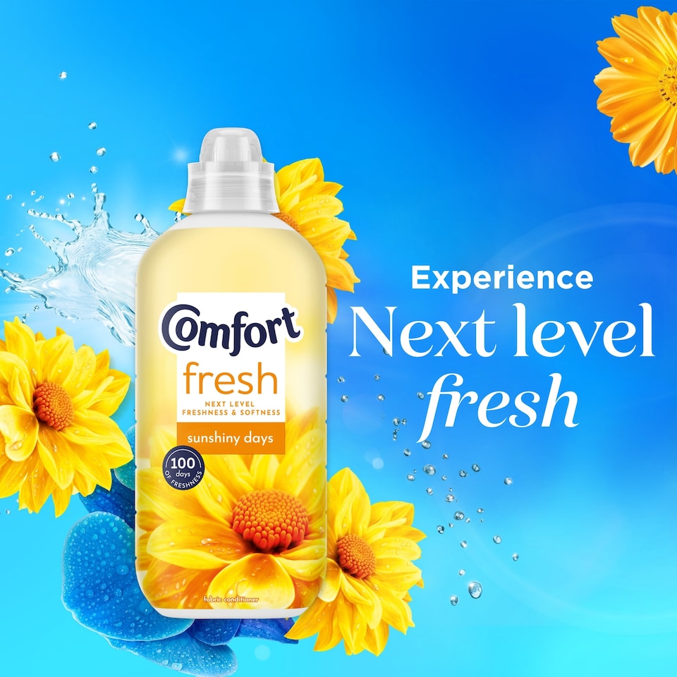 image 1 of Comfort Fresh Fabric Conditioner Sunshiny Days 31 Washes 930ml