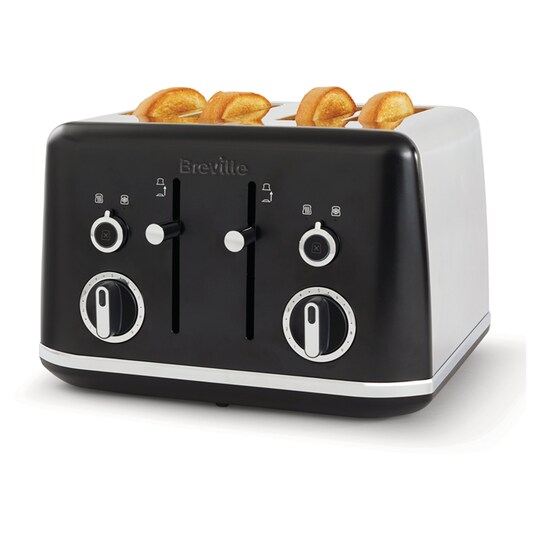 Breville Lustra 4 Slice Toaster Storm Breville Lustrajug Kettle Black Tesco