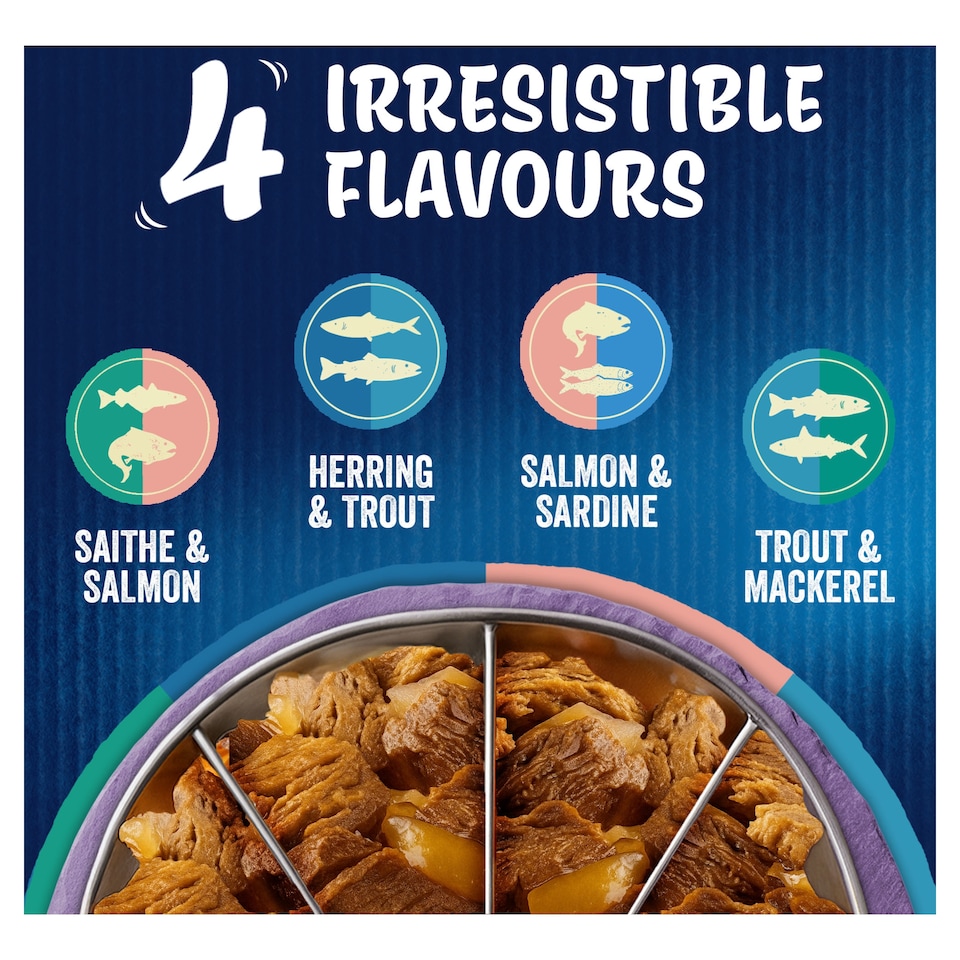 image 1 of Felix Doubly Delicious Fish Selection in Jelly Wet Cat Food 12x85g