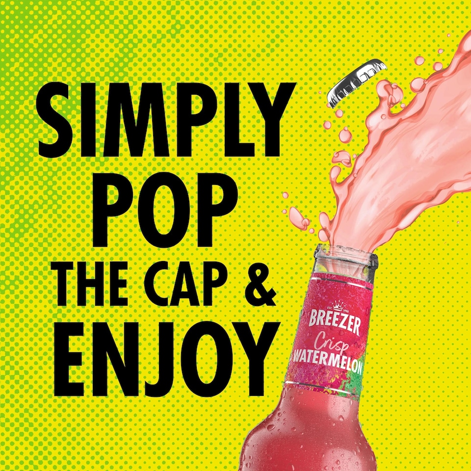image 1 of Breezer Crisp Watermelon 275ml