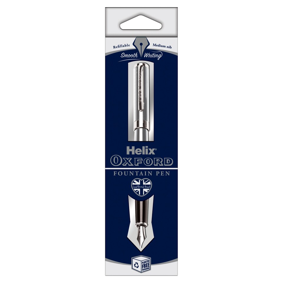 Oxford Fountain Pen Stainless Steel Tesco Groceries