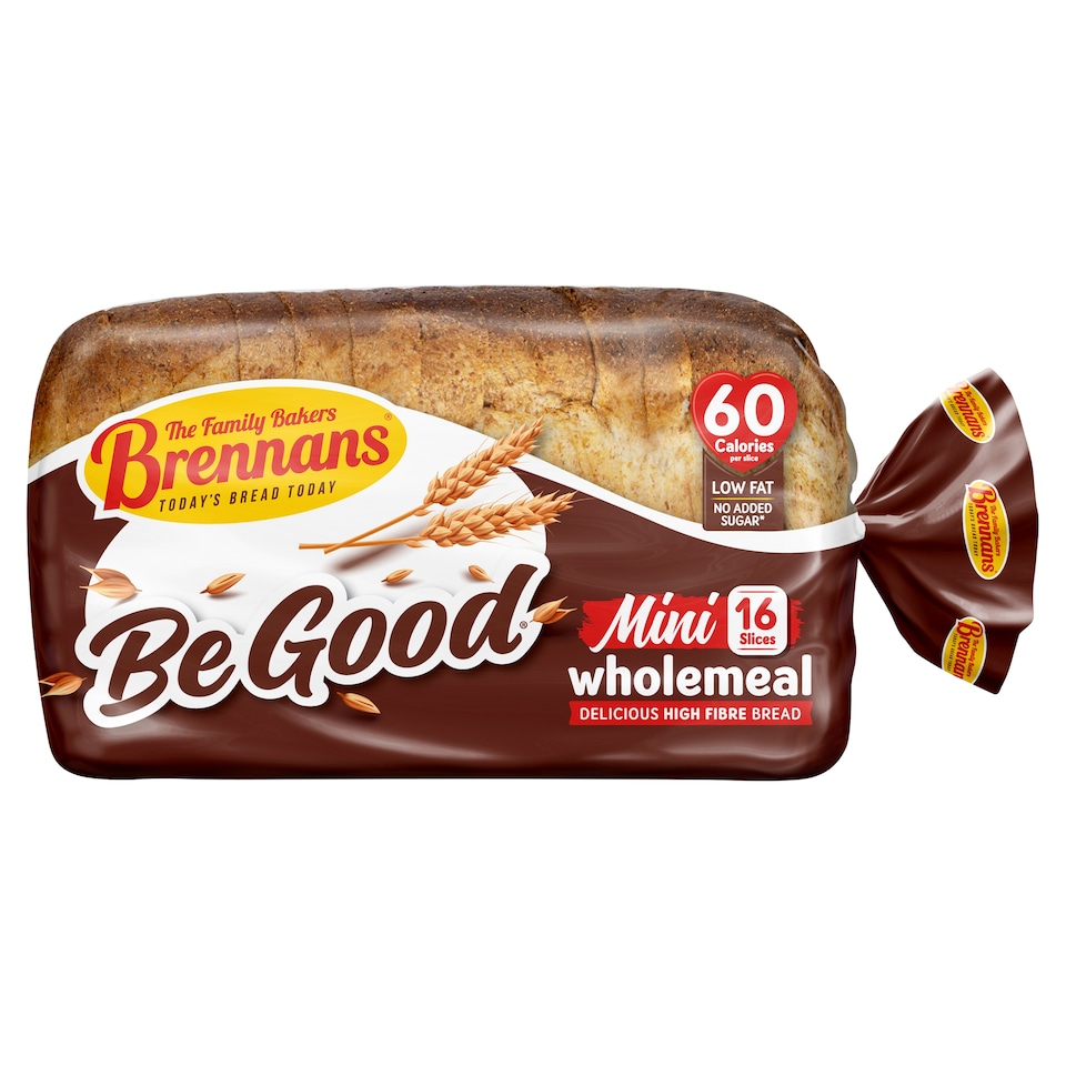 Brennans Be Good Mini Wholemeal Bread 450G