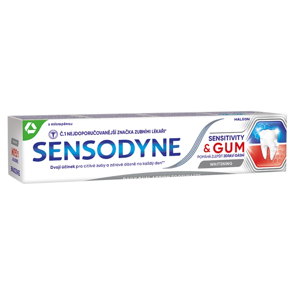 obrázok 1 z Sensodyne Sensitivity & Gum Whitening zubná pasta s fluoridom 75 ml