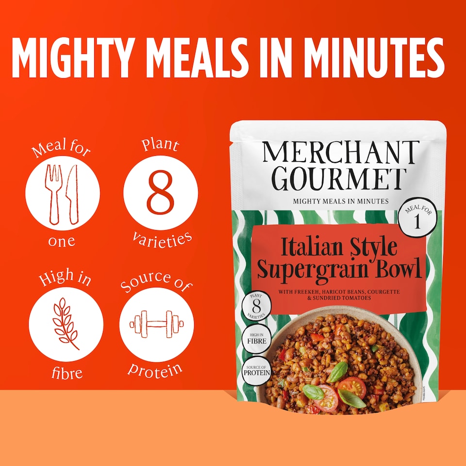 image 1 of Merchant Gourmet Italian Supergrain Bowl 220g
