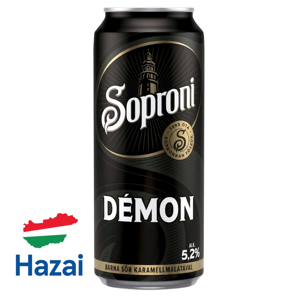 Soproni Óvatos Duhaj Démon Brown Beer with Caramel Malt 5,2% 500 ml