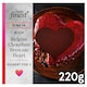 image 1 of Tesco Finest Belgian Chocolate Brownie Heart 220g