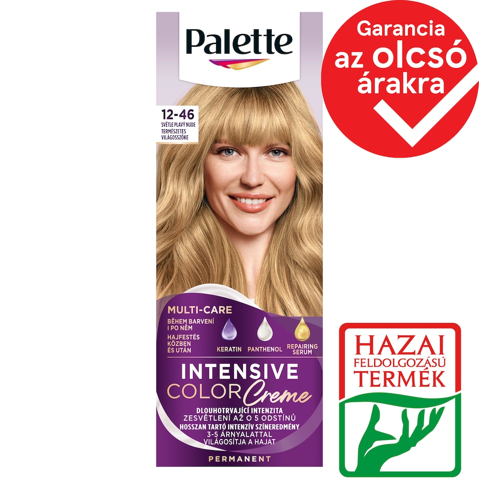 image 1 of Palette Intensive Color Creme Permanent Hair Dye 12-46 Natural Light Blonde