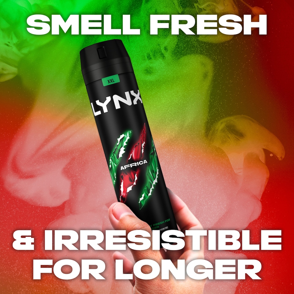 image 1 of Lynx Africa 48h Deodorant Bodyspray for Men 250ml