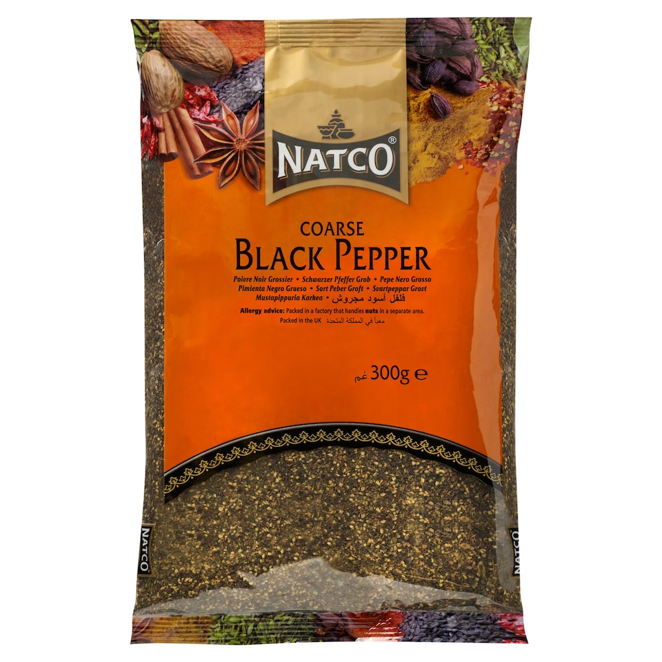 Natco Coarse Black Pepper 300g